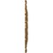 Ekena Millwork Durham Ceiling Medallion (Fits Canopies up to 4 1/4"), Hand-Painted Pale Gold, 31"OD x 1 1/2"P CM31DUPAS - alternate 2